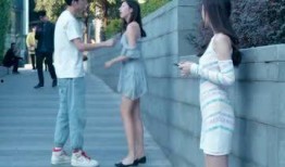 网红情侣吵架吃瓜图片,吃瓜群众围观热议！